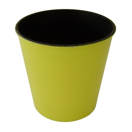 Cheungs 5.25 in. Round Tapered Recycled Plastic Planter, Yellow PP-105Y